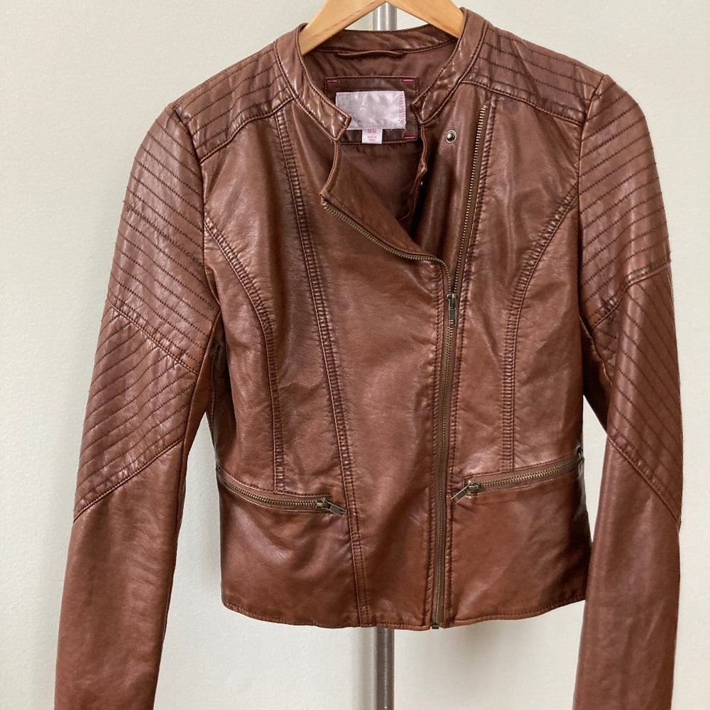 Faux Leather Jacket